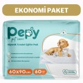 PEPY 60x90 Hijyenik Tuvalet Eğitim Pedi 30lu 2 Paket 60 Adet