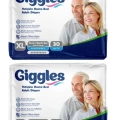 Giggles Belbantlı Yetişkin Hasta Bezi Extra Large XL 30 Lu x 2 Adet