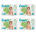 Önlem Botanika 6 Beden Çocuk Bezi İkili Jumbo X-Large 30 Lu x 4 Adet
