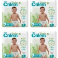 Önlem Botanika 7 Beden Çocuk Bezi İkili Jumbo 7 No XXL 22 Li x 4 Adet