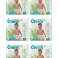 Önlem Botanika 7 Beden Çocuk Bezi İkili Jumbo 7 No XXL 22 Li x 6 Adet