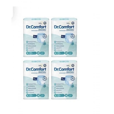 Dr.Comfort Dr Comfort 30 Lu Large Külot Bez Büyük Boy 4 Paket 120 Adet