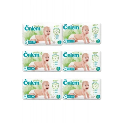 Önlem Botanika 4 Beden Çocuk Bezi İkili Jumbo Maxi 44 Lü x 6 Adet