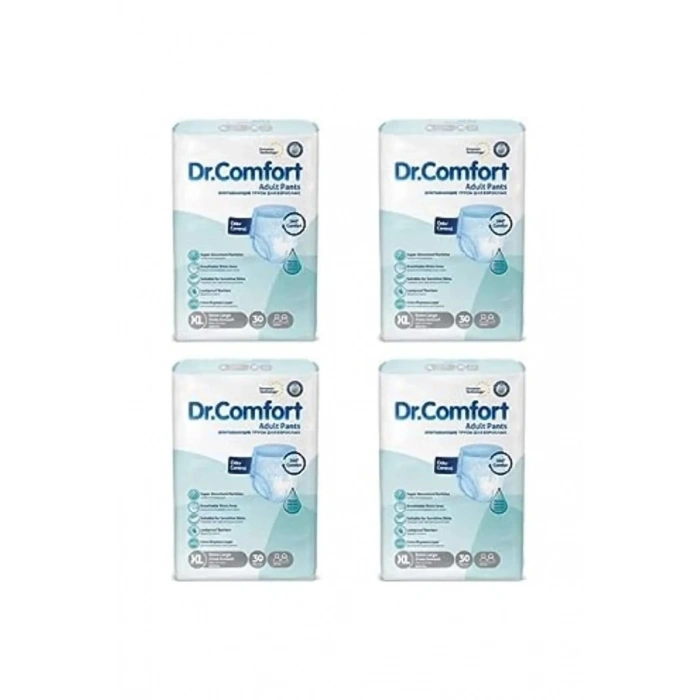 Dr.Comfort Yetişkin Emici Külot Ekstra Large 30lu 4 Paket 120 Adet