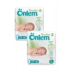 Önlem Botanika 1 Beden Bebek Bezi Yenidoğan Newborn 64 Lü x 2 Adet