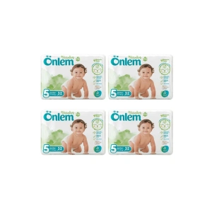 Önlem Botanika 5 Beden Çocuk Bezi İkili Jumbo Junior 32 Li x 4 Adet