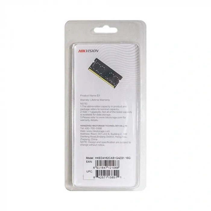 HIKVISION 16GB DDR4 3200MHZ NOTEBOOK RAMI S1 HKED4162CAB1G4ZB1