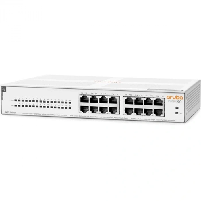 ARUBA 16port Instant On R8R48A GIGABIT 124W 4port POE SWITCH