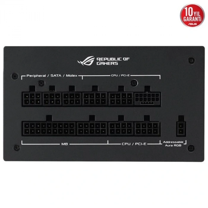 ASUS 1000W 80+ GOLD ROG STRIX 1000G AURA PCIe5.0 Tam Modüler Power Supply