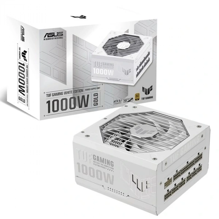 ASUS 1000W 80+ GOLD TUF GAMING TAM MODÜLER POWER SUPPLY BEYAZ