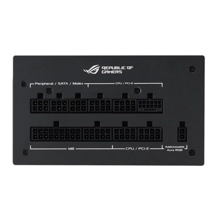 ASUS 1200W 80+ GOLD ROG STRIX AURA EDITION 1200G PCIE 5.0 TAM MODÜLER POWER SUPPLY