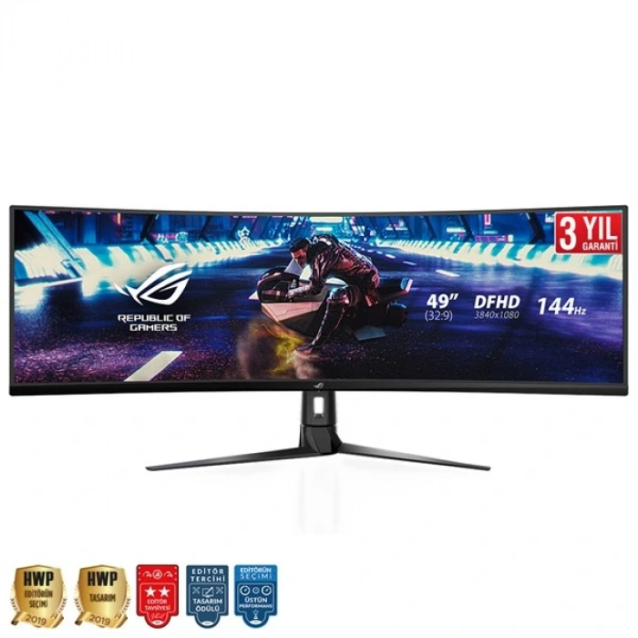 ASUS 49 VA ROG STRIX XG49VQ 4MS 144Hz HDMI-DP Kavisli Gaming Monitör (3840 X 1080)