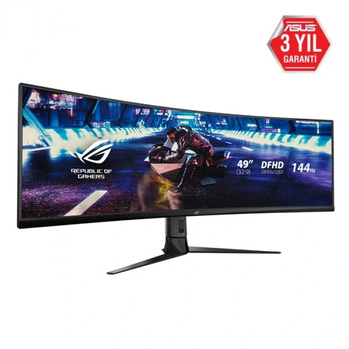 ASUS 49 VA ROG STRIX XG49VQ 4MS 144Hz HDMI-DP Kavisli Gaming Monitör (3840 X 1080)