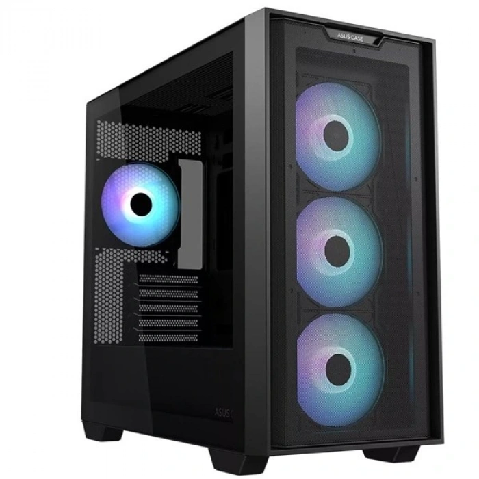 ASUS A21 PLUS GAMING 4-RGB FANLI MID-TOWER PC KASASI SİYAH