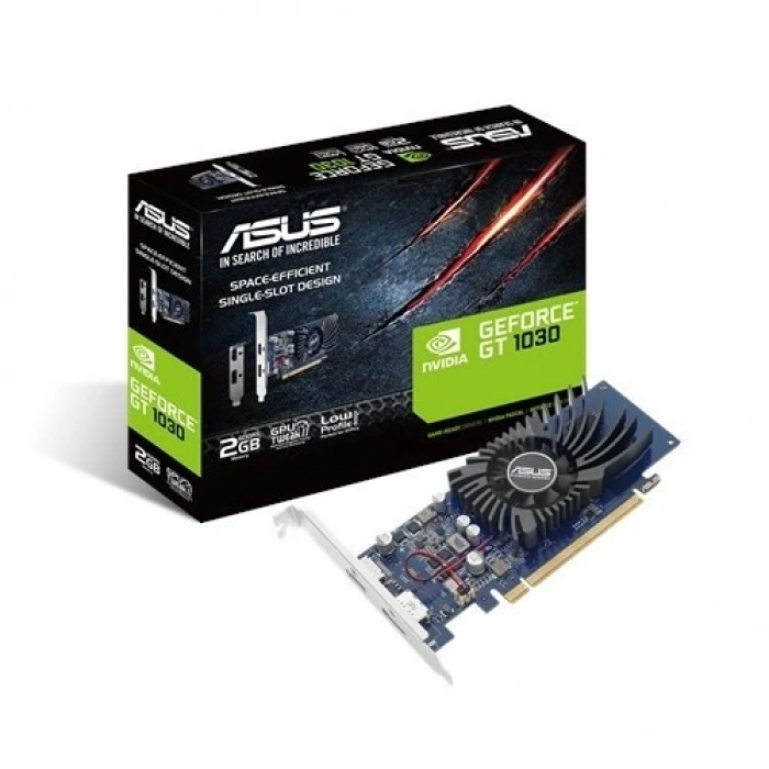 ASUS GT1030 2GB 2G-BRK GDDR5 64bit HDMI DP PCIe 16X v3.0 Low Profile