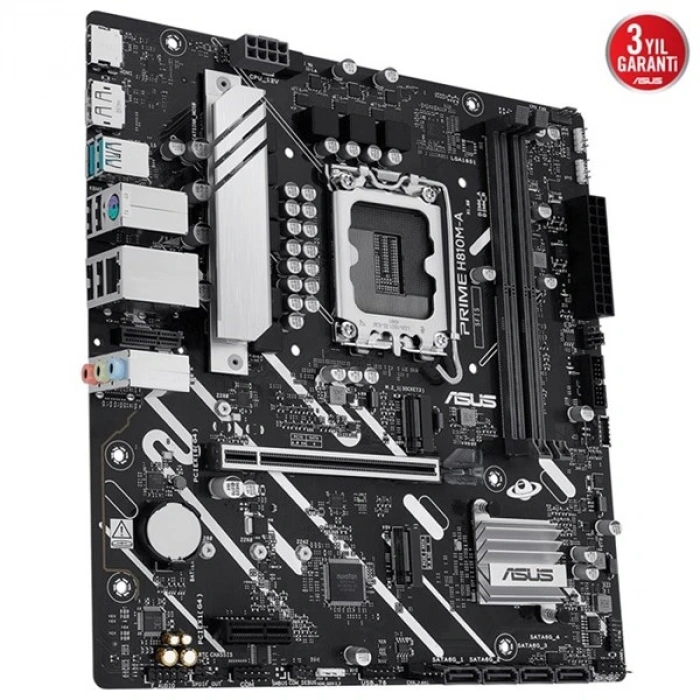 ASUS PRIME H810M-A-CSM DDR5 HDMI-DP PCIE 4.0 1851P MATX KURUMSAL ANAKART