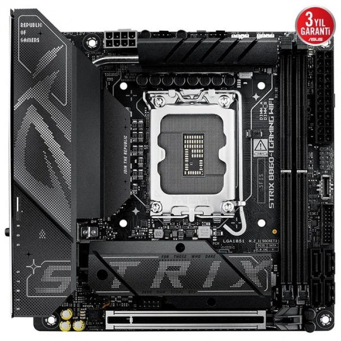 ASUS ROG STRIX B860-I GAMING WIFI7 DDR5 HDMI-DP THUNDERBOLT4 PCIE 5.0 1851P mITX