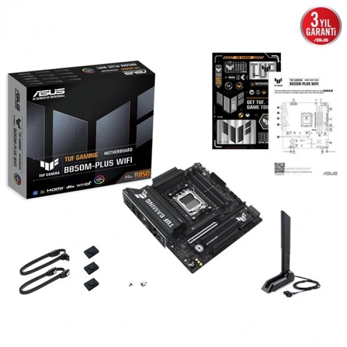 ASUS TUF GAMING B850M-PLUS DDR5 HDMI-DP PCIE 5.0 AM5 mATX