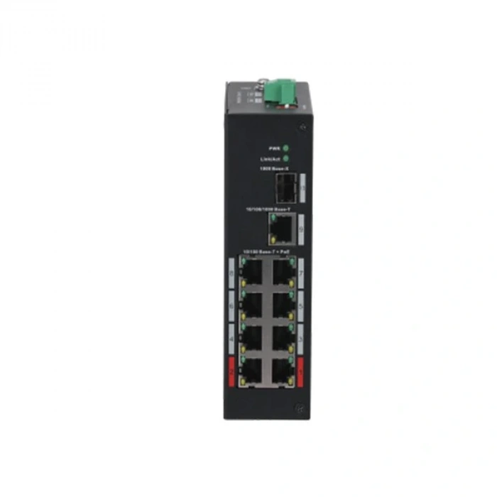 DAHUA 8-PORT 96W FULL POE PFS3110-8ET-96-V2 10/100 ENDÜSTRİYEL POE SWITCH