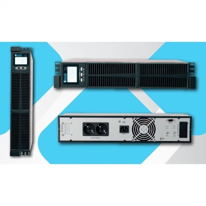 DOTVOLT 1KVA UPS-00008 1-1 RT Online Rack Tipi UPS