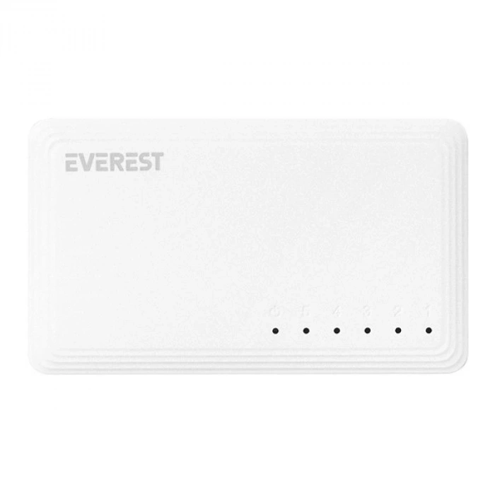 Everest EVERLINK ESW-515G 5 Port  Gigabit Ethernet Masaüstü Ethernet Switch