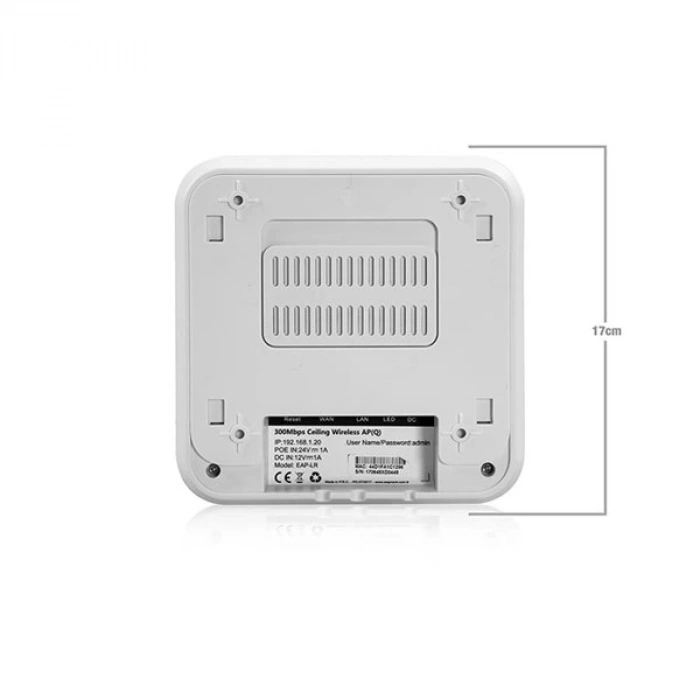 Everest EWİFİ EAP-LR N300 2.4Ghz Tavan Tipi  Kablosuz Router Acces Point