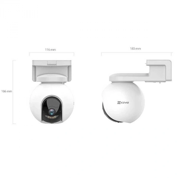 EZVIZ 4MP CS-HB8 4MM WiFi Bataryalı Hareketli IP Kamera