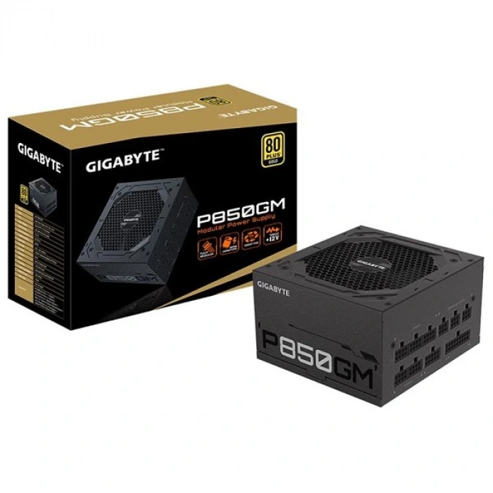 GIGABYTE 850W 80+ GOLD GP-P850GM Tam Modüler Power Supply