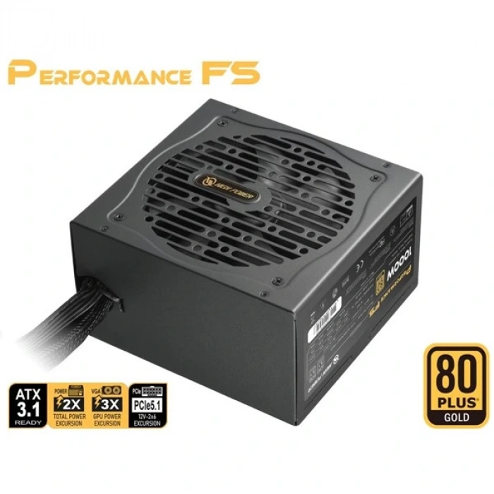 HIGH POWER 1000W 80+ GOLD Performance HP1-S21000GD-F12S PCIE 5.1 Power Supply