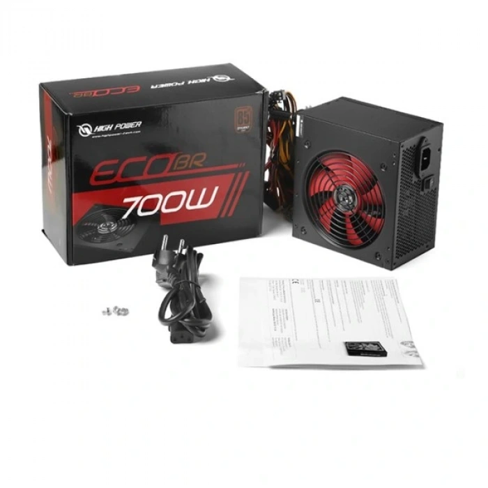 HIGH POWER 700W 80  BRONZE ECO HPE-700BR-A12S 12cm Fanlı Power Supply