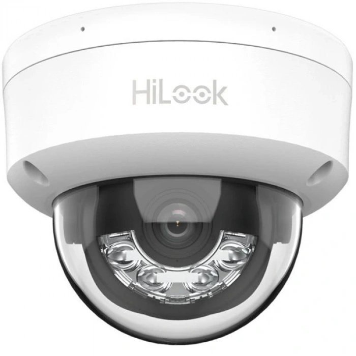 HILOOK 2MP IPC-D120HA-LU 2.8MM Dual Light Sesli Ip Dome Kamera