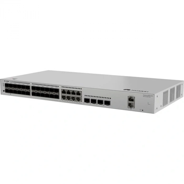 HUAWEI 24port eKIT S310-24ST4X 24X SFP GIGABIT 4X-10GbE SFP+ Yönetilebilir Switch RackMount Layer2+ Hybrid