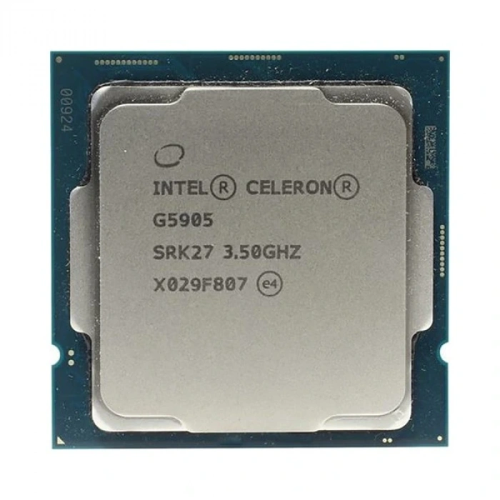 INTEL Celeron G5905 4MB 2çekirdekli O/B UHD610 1200p 58w Kutusuz Fansız