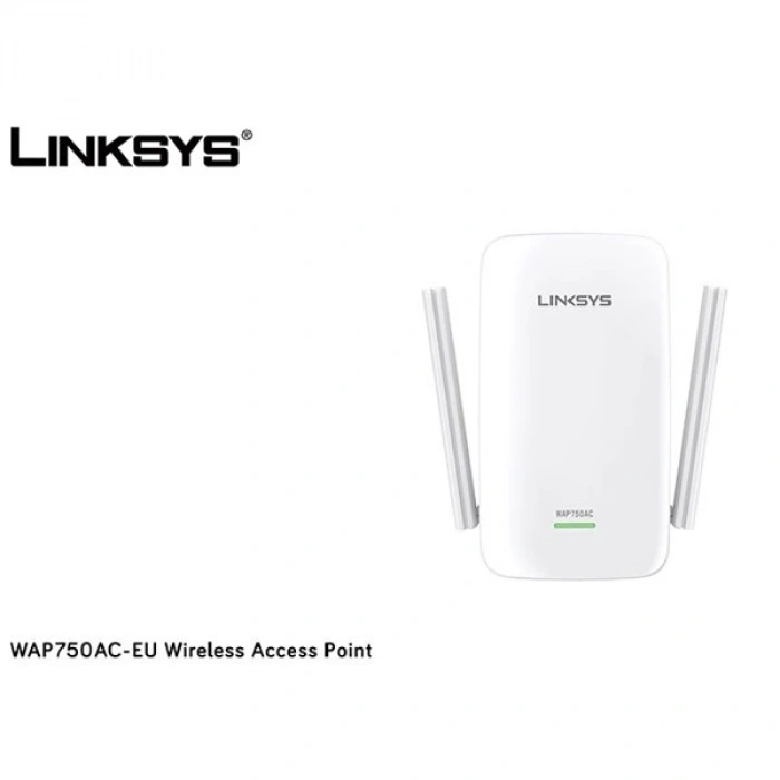 LINKSYS WAP750AC-EU AC750 MENZİL GENİŞLETİCİ PRIZ TİP