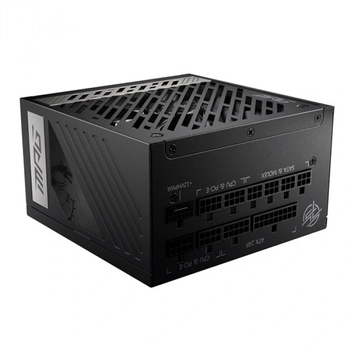 MSI 1000W 80+ GOLD MPG A1000G 13.5cm Fanlı PCIe5.0 Tam Modüler Power Supply