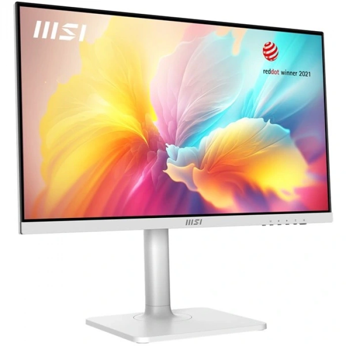 MSI 23.8 FLAT IPS MODERN MD2412PW 1MS 100HZ HDMI USBC PIVOT MONİTÖR BEYAZ