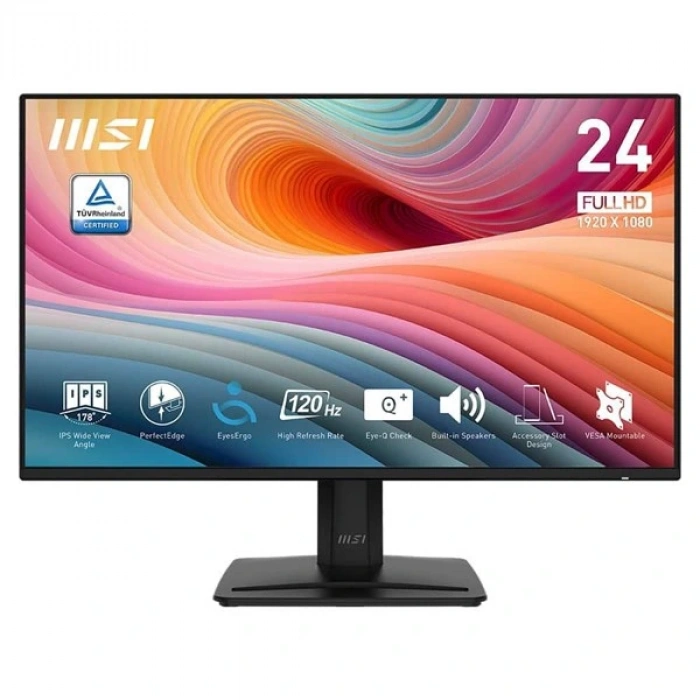 MSI 23.8 FLAT IPS PRO MP242A E2 1MS 120HZ HDMI EV OFİS MONİTÖRÜ 1920X1080