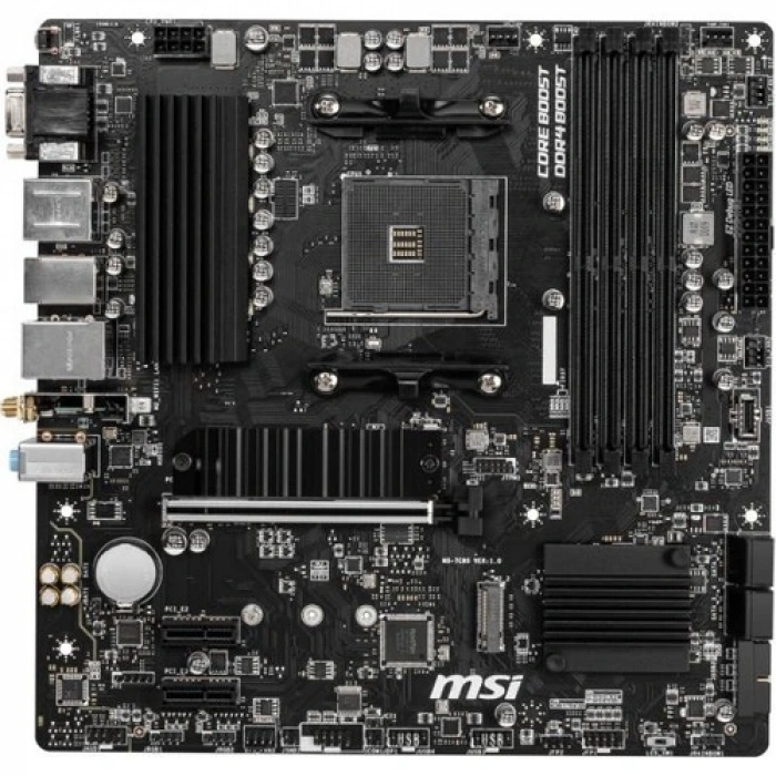 MSI B550M PRO-VDH WIFI DDR4 M2 PCIe NVME HDMI DP PCIe 16X v4.0 AM4 mATX