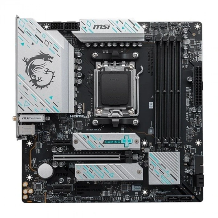 MSI B650M GAMING PLUS WIFI-6E DDR5 HDMI DP PCIe 16X v4.0 AM5 mATX