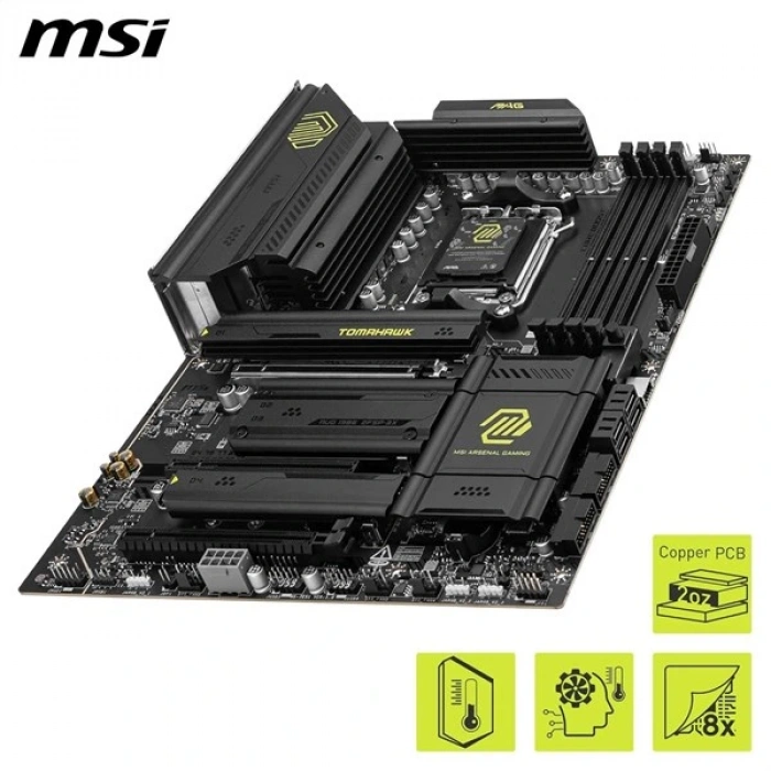 MSI MAG X870 TOMAHAWK WIFI-7 DDR5 HDMI-DP PCIE 5.0 AM5 ATX