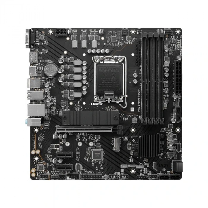 MSI PRO B760M-P DDR4 HDMI DP PCIe 16X v4.0 1700p mATX