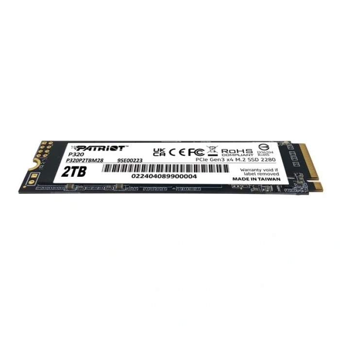 PATRIOT 2TB P320 P320P2TBM28 3000-2200MB/s M2 NVME GEN4 DİSK