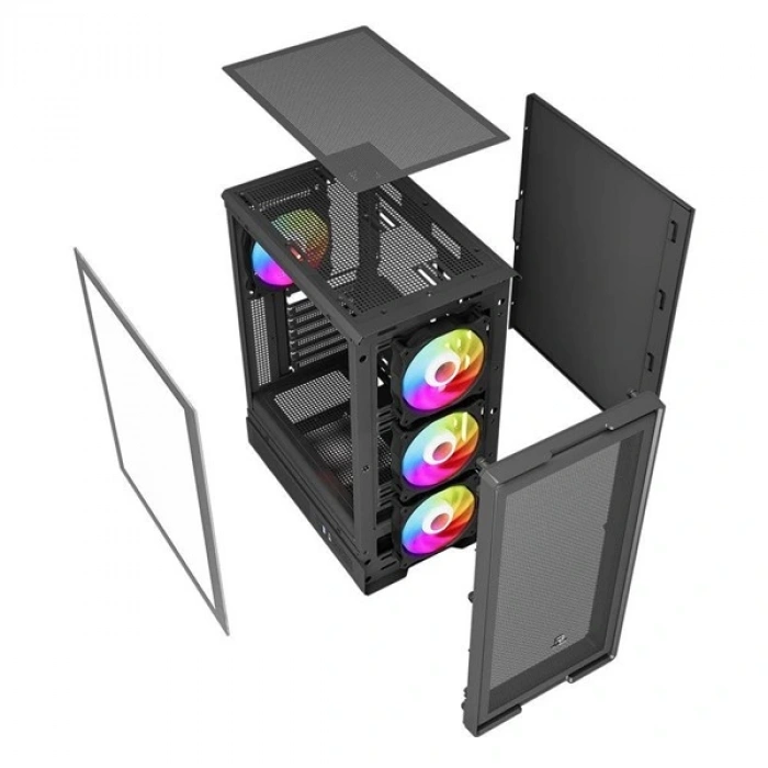 POWERBOOST 600W 80+ A601B GAMING MID-TOWER PC KASASI