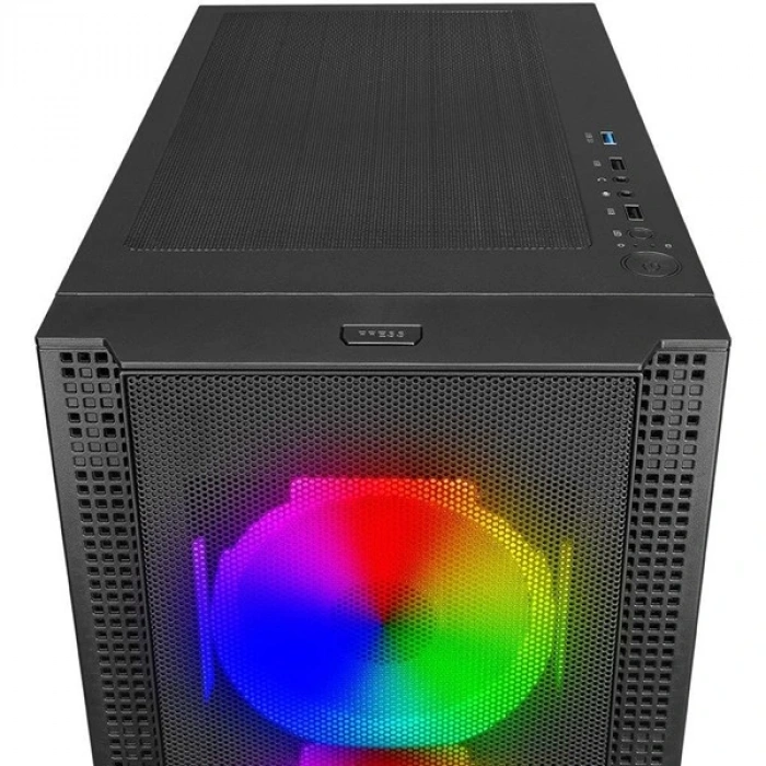 POWERBOOST VK-G3506S 4-RGB RIGN FANLI GAMING MID-TOWER PC KASASI