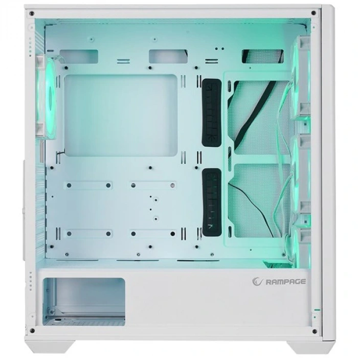 RAMPAGE VORTEX V3 4-RGB FANLI GAMING E-ATX PC KASASI BEYAZ