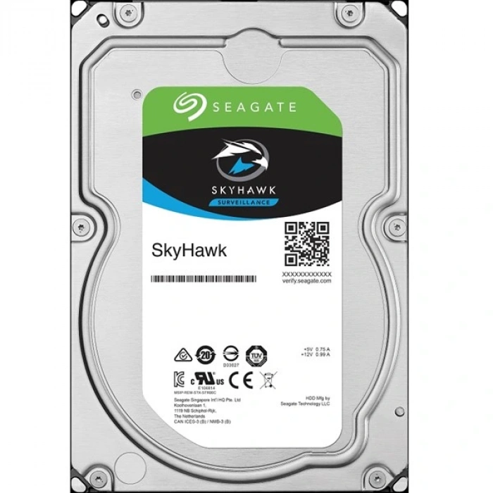 SEAGATE 3.5 10TB SKYHAWK ST10000VE0008 7200 RPM 256MB SATA-3 Güvenlik Diski
