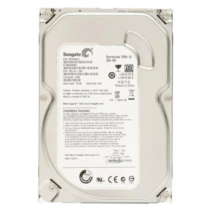 SEAGATE 3.5 250gb BARRACUDA ST250DM000 7200 RPM 16MB SATA-3 PC Diski