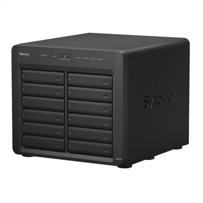 SYNOLOGY DS2422-32G PLUS RYZEN V1500B-32GB RAM-12-diskli Nas Sunucu (Disksiz)