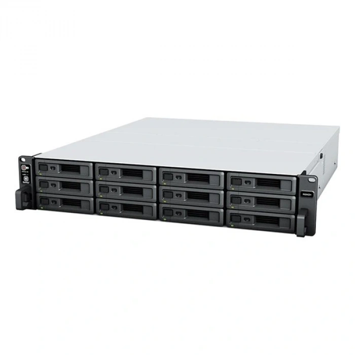SYNOLOGY RS2423 PLUS RYZEN V1780B-8 GB DDR4 ECC UDIMM-12-Diskli Rack Nas Sunucu (Disksiz)