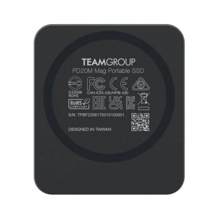 TEAM 1TB MAG PORTABLE PD20M TPSEG2001T0C108 USB 3.2 SSD HARİCİ DİSK GRI
